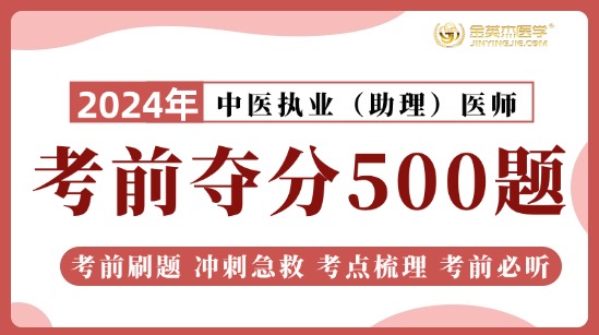 2024中医助理考前夺分500题